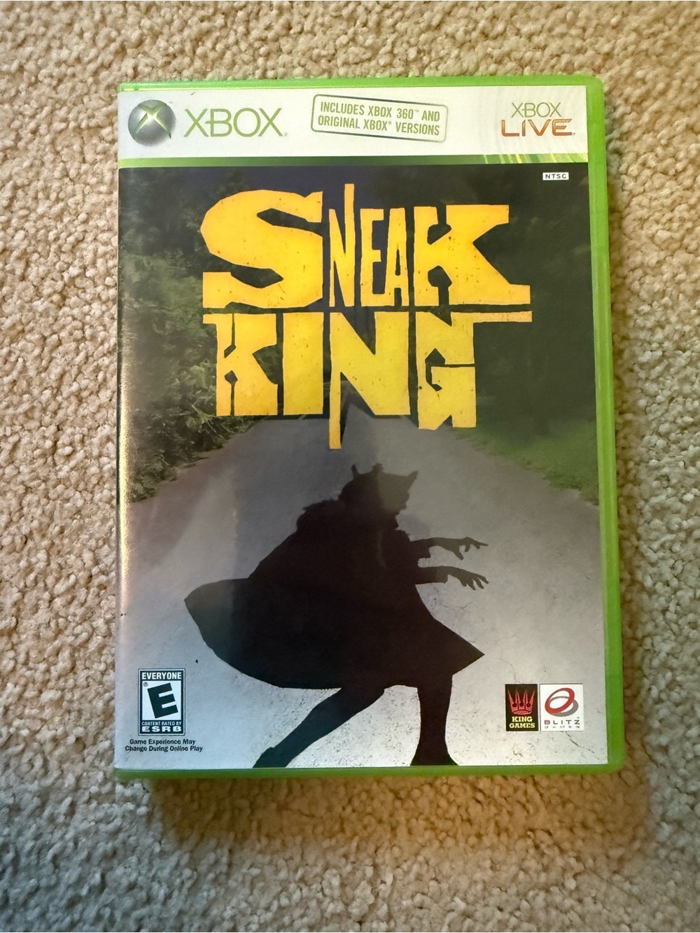 Sneak King | XBOX Live | Vintage Video Game